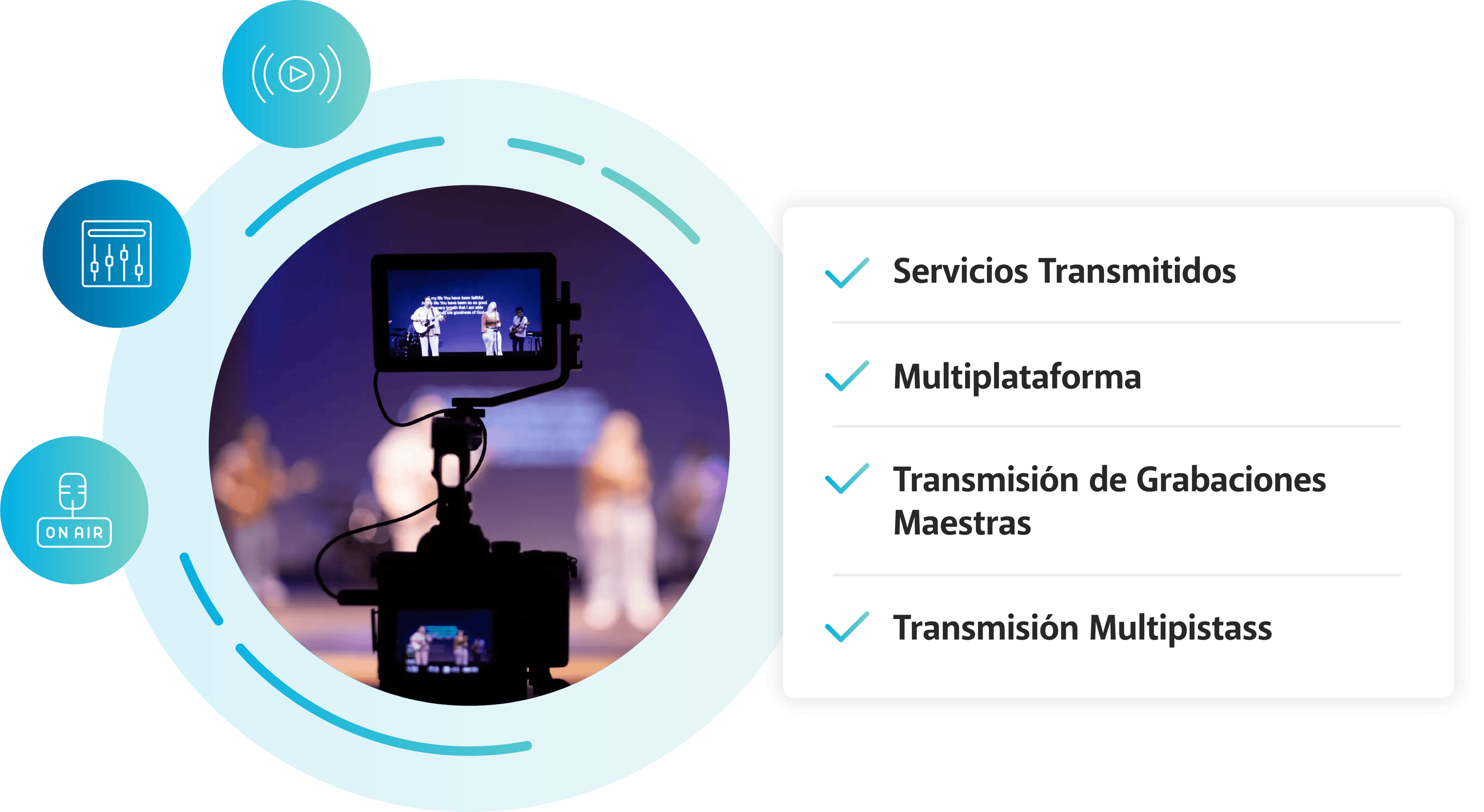 The Streaming Licensing illustration in Spanish.