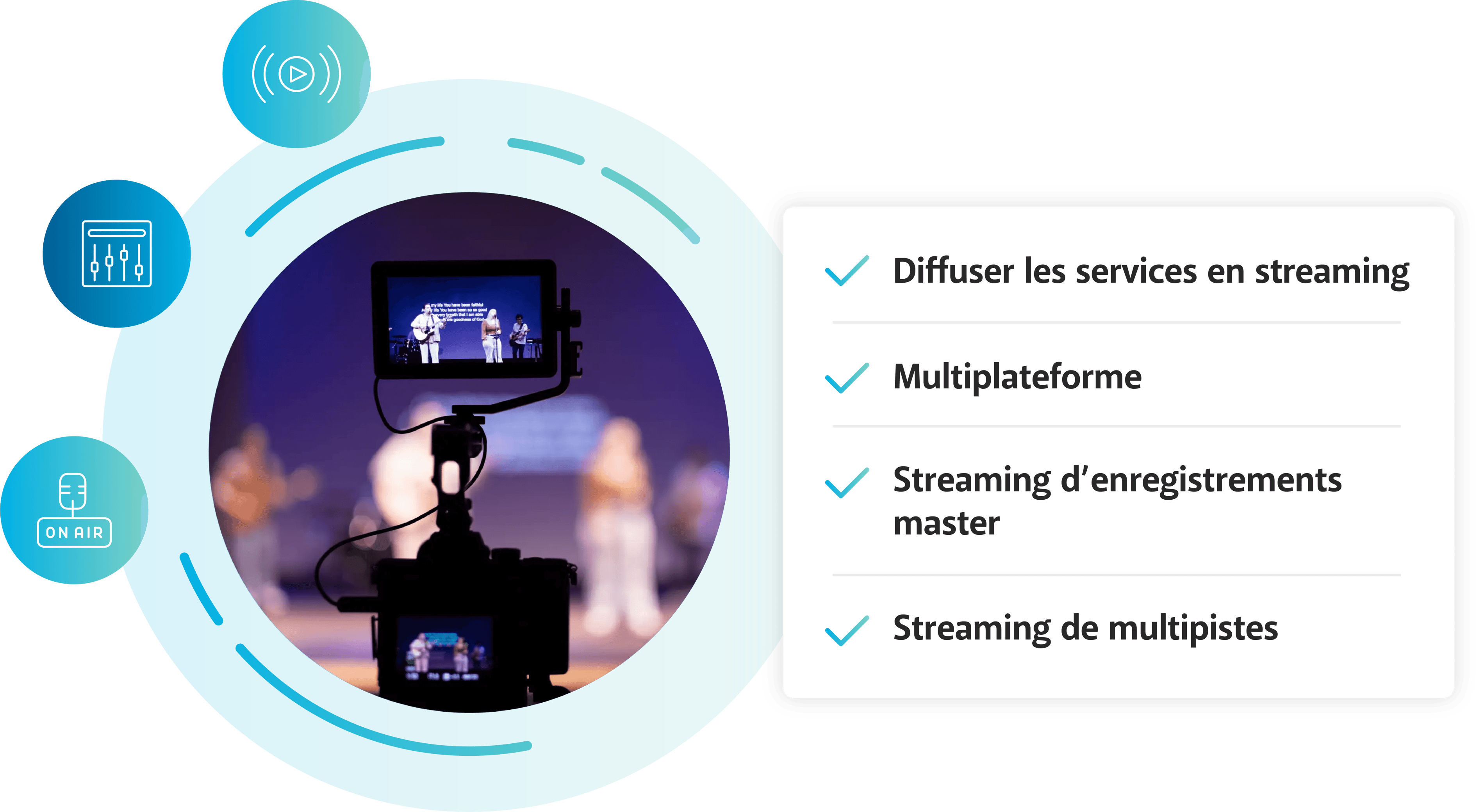 Illustration de la licence Streaming en français.