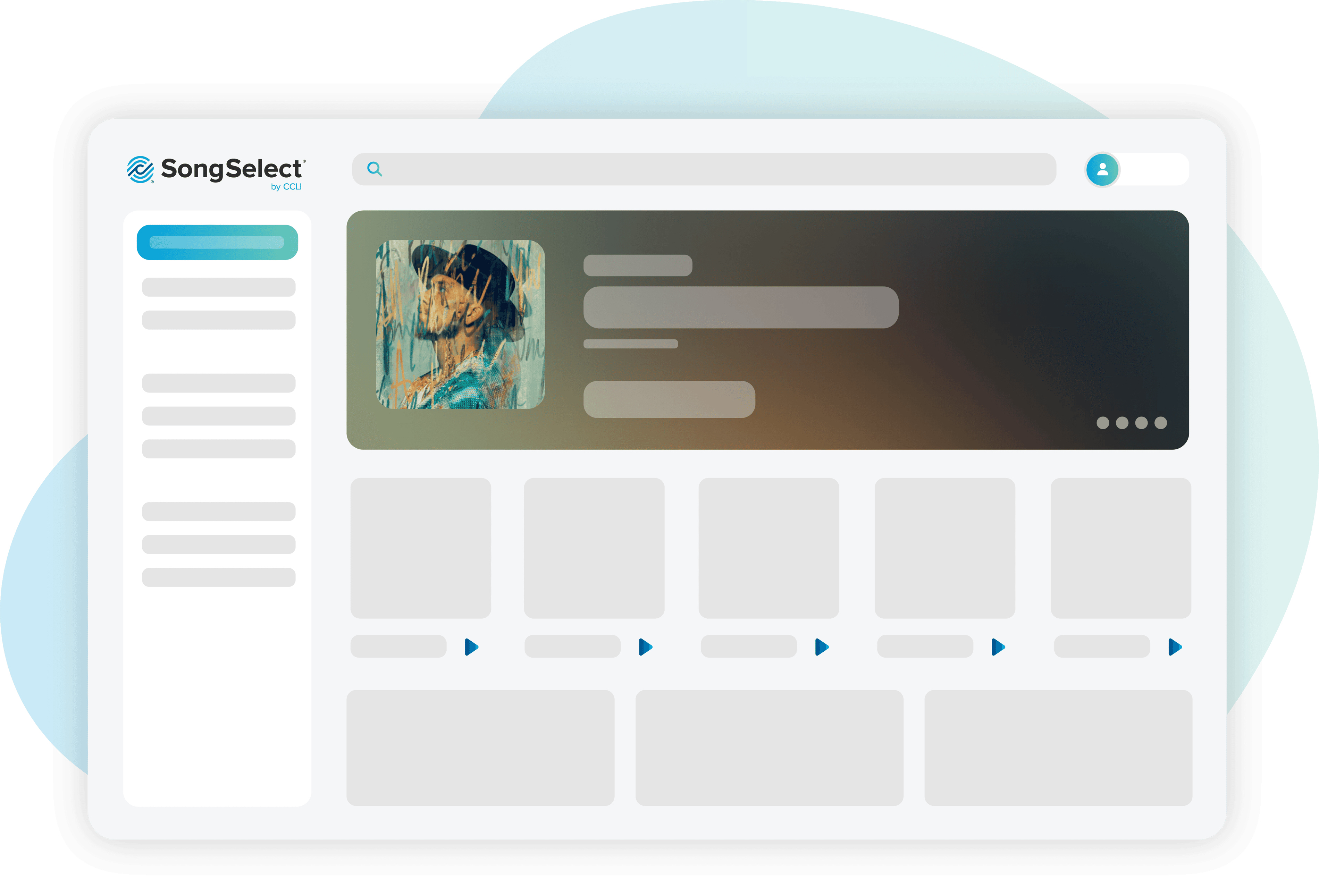 A simplified graphical display of SongSelect's website.